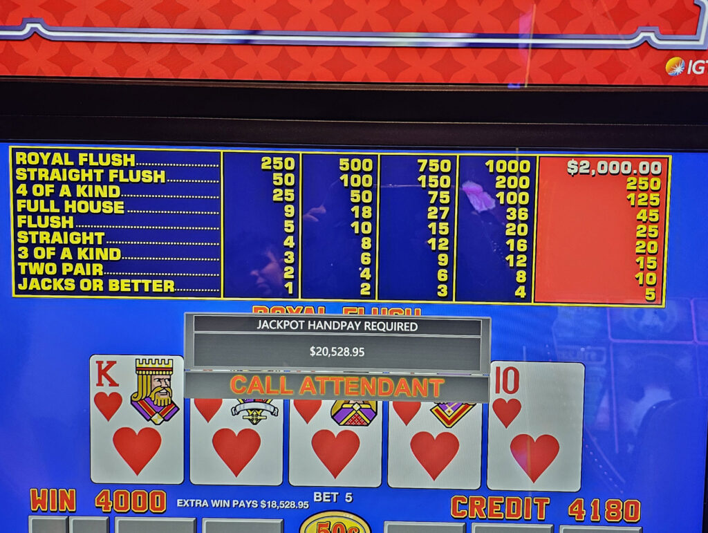 An anonymous winner won $20528.95