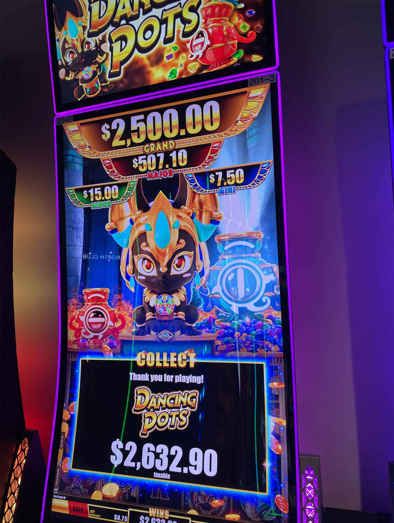 Dancing Pots- $2,632.90