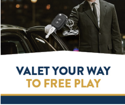 Valet your way to free play