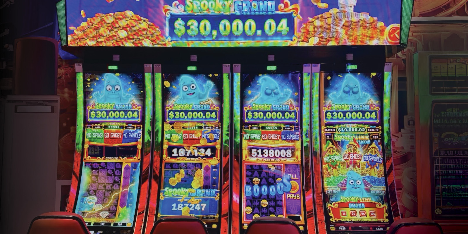 Spooky Grand machines now at Gate City Casino